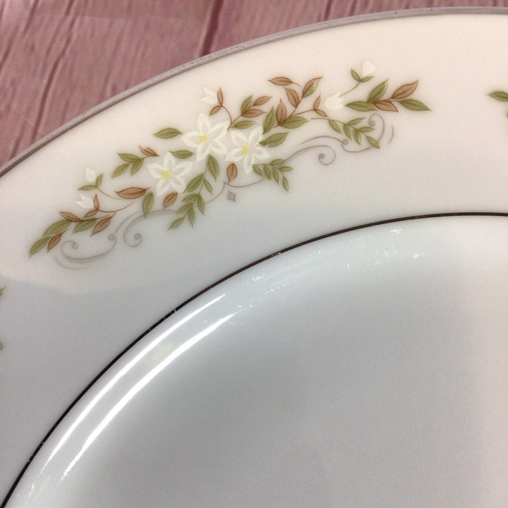Vintage International Silver Company 326 Springtime Dinner Plates - Set of 2 - Picture 4 of 9